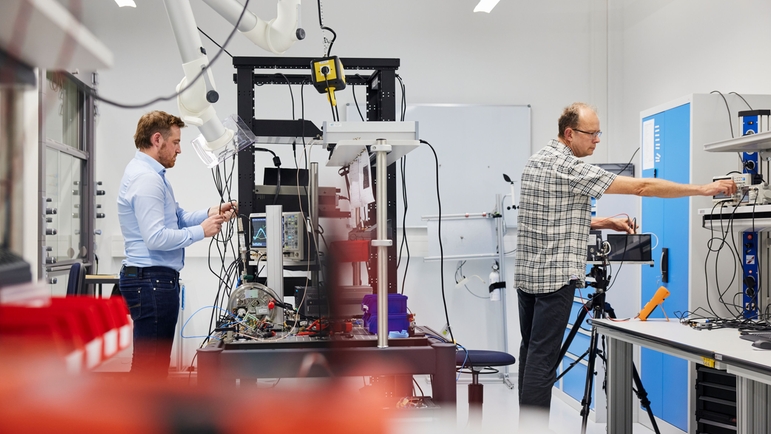 Various Endress+Hauser teams are working on future measurement technology in Freiburg, Germany.