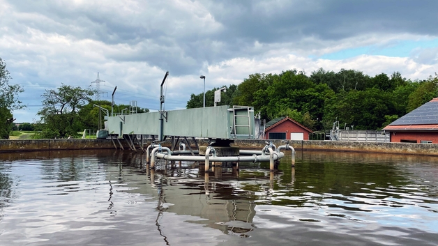 Wastewater treatment plan, town of Velen