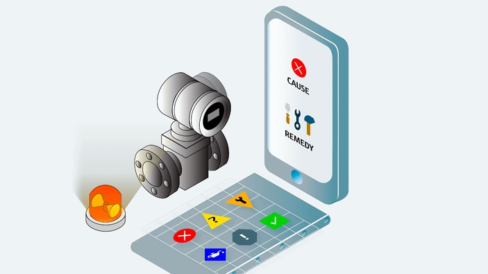 Overview image of the IIoT Digital Service Netilion Health for asset-health monitoring