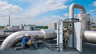 Advanced gas analysis and flow measurement technology of Endress+Hauser SICK.