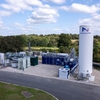 Modular solution for capture and liquefaction of bio CO2 on biomethane production site in France