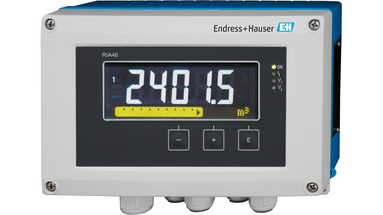 Field Meter Ria46 With Control Unit Endress Hauser