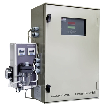Der CA71COD Analysator bestimmt den chemischen Sauerstoffbedarf (CSB) nach der Dichromatmethode.