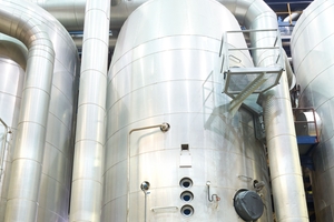 Evaporation equipment in a sugar plant