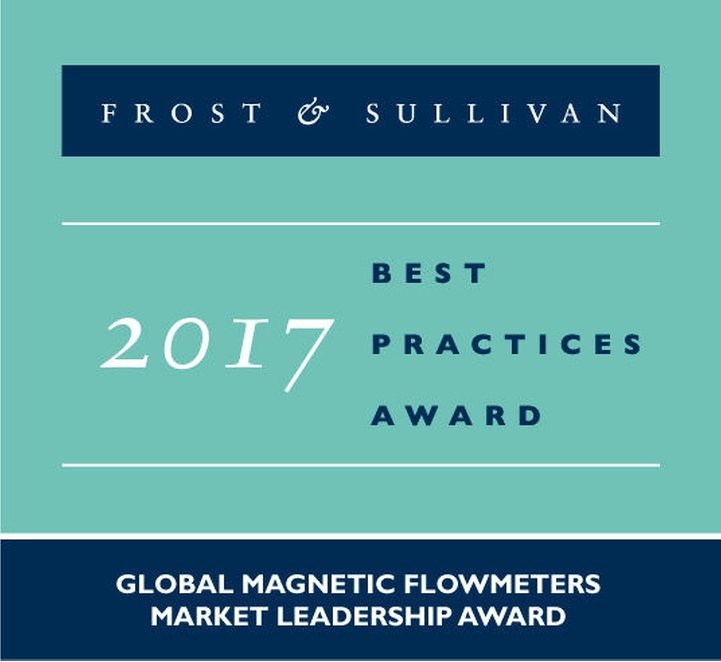 Endress+Hauser erhält den „Global Market Leadership Award“ für magnetisch-induktive Durchflussmessgeräte