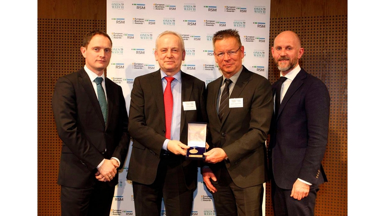 Handover of the European Business Award in Berlin.