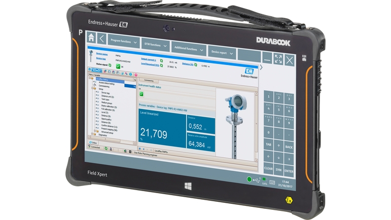Der Field Xpert SMT70 ermöglicht Anlagenbetreibern ein modernes Instrumentenmanagement.