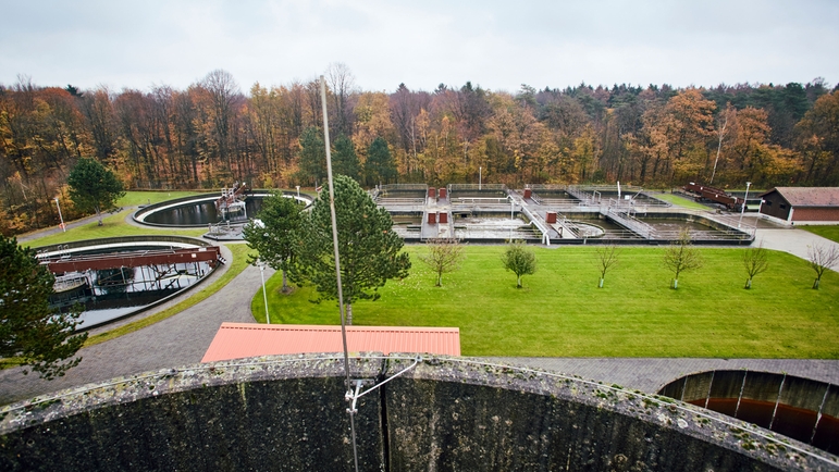 Die Kläranlage im nordrhein-westfälischen Stadtlohn