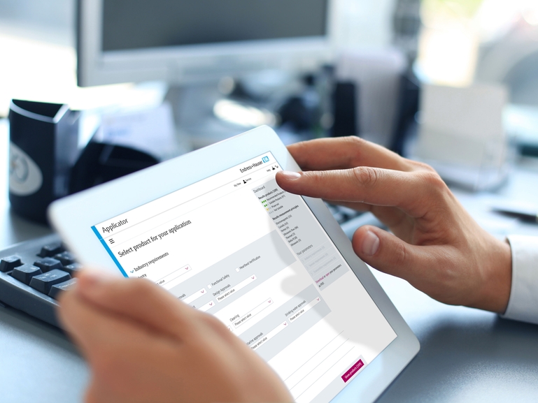 Bild von dem Endress+Hauser Applicator Tool