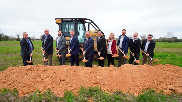 Groundbreaking ceremony on the US Gulf Coast