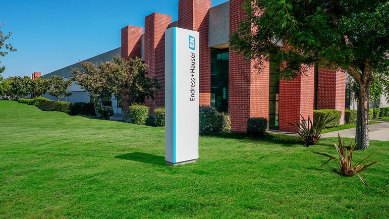 Endress+Hauser Optical Analysis in Rancho Cucamonga in Kalifornien, USA.