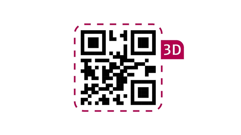 3D QR-Code für Prosonic Flow G