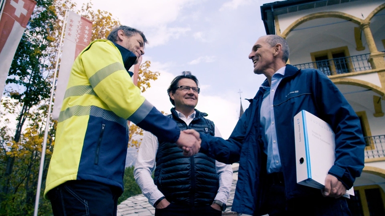 Kundenmeeting in der Westschweiz