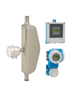 Picture of Coriolis flowmeter Proline Promass P 500 / 8P5B with different remote transmitters