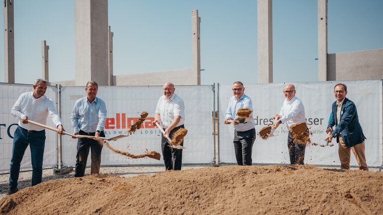 Europäisches Logistik-Hub: Spatenstich für das neue Logistikzentrum in Wörrstadt.