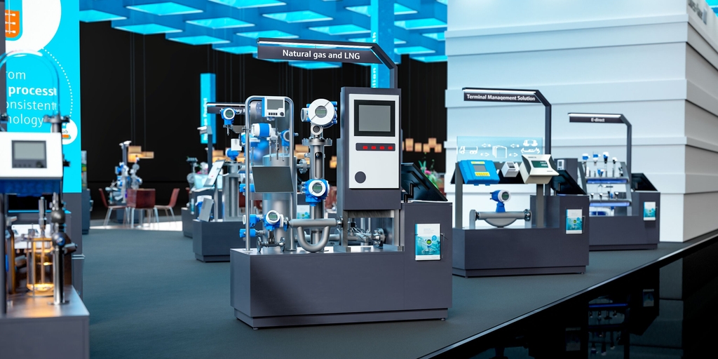 Endress+Hauser virtual trade fair booth 2020