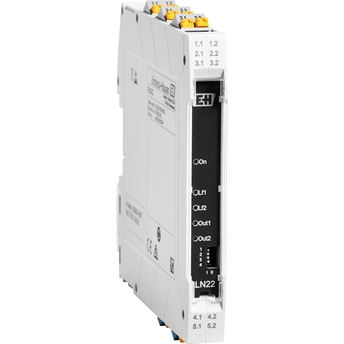 RLN22 1- or 2-channel, 24 V DC, isolating amplifier with relay signal output for systems up to SIL 2