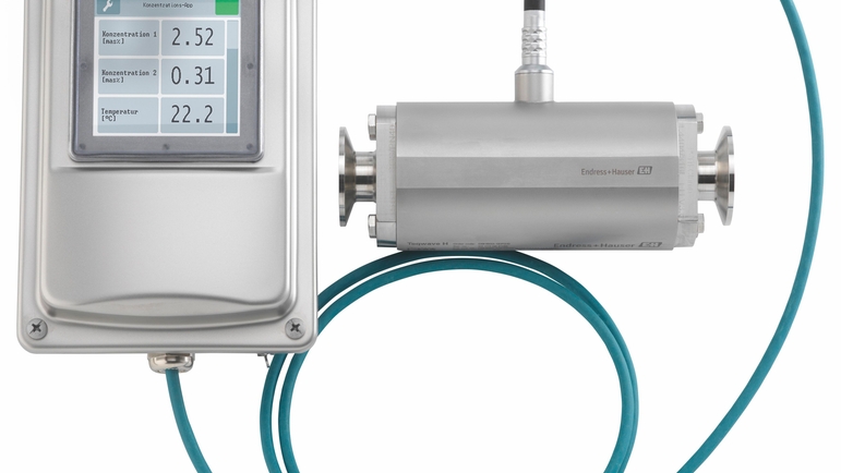 Instrument for measuring concentrations in liquids.