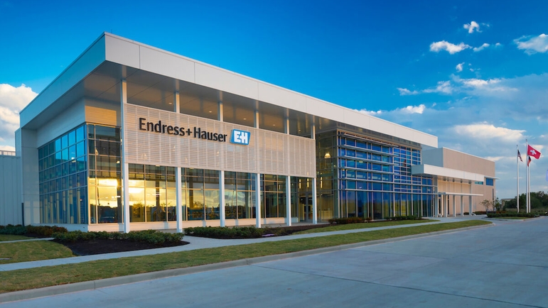 New Endress+Hauser campus in Pearland, Texas, near Houston.