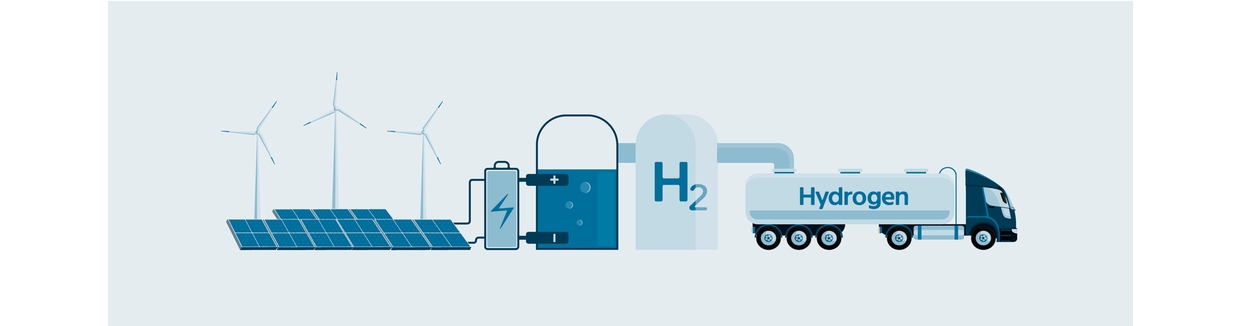 H2O and O2 measurements for green hydrogen production