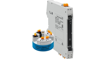 4-20 mA temperature transmitter as head or DIN rail device