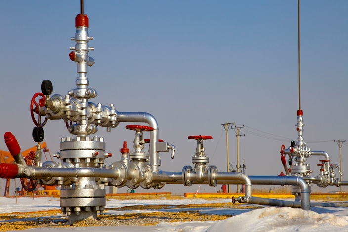 Gasleitung in der Öl- und Gasindustrie