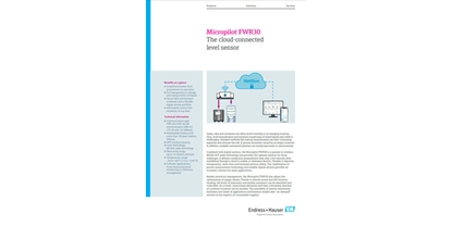 The cloud-connected level sensor - Micropilot FWR30