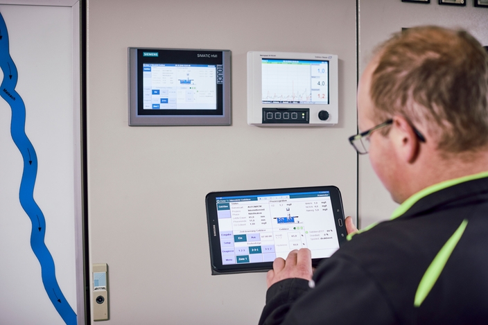 Reliable and efficient control of limit values for total nitrogen and ammonium