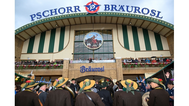 Pschorr Bräurosl festival tent at Oktoberfest Munich