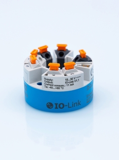 IO-Link RTD Temperaturkopftransmitter iTEMP TMT36 mit Push-in Klemmen für schnelle und werkzeuglose Inbetriebnahme