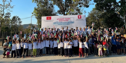 Dank den Spenden der Endress+Hauser Water Challenge konnte Ende Januar das dritte Wasserhaus in Vietnam eröffnet werden.