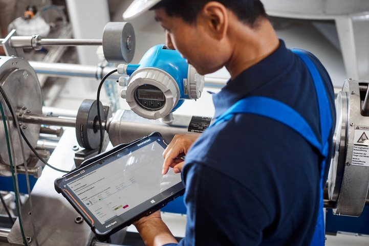 Wartung mit Industrie-Tablet